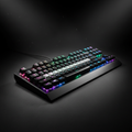 RGB mechanical keyboard with vibrant multicolor backlighting