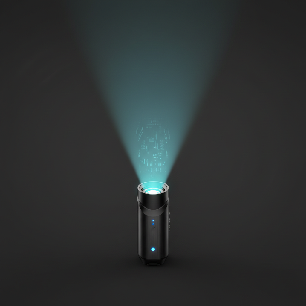 Pocket Projector futuristic studio shot